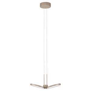 Béžové závěsné LED světlo Nova Luce Vea 33 cm