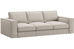 Micadoni Pískově hnědá čtyřmístná pohovka Pola 284 cm