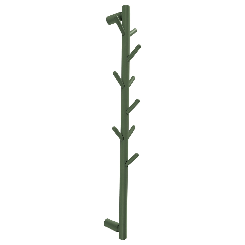 Jotex Zelený nástěnný věšák EDDISON 100 cm