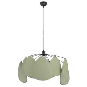 Nova Luce Zelené závěsné světlo Olina 70 cm