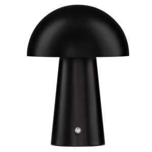 Nova Luce Černá kovová nabíjecí stolní LED lampa Ande