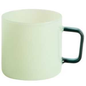 Kave Home Zelený skleněný hrnek Micla 260 ml