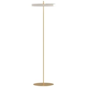 Krémově bílá kovová stojací lampa UMAGE ASTERIA 150 cm