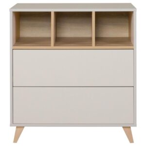 Béžová přebalovací komoda Quax Loft 86 x 48 cm