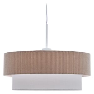 Béžové závěsné světlo Kave Home Bianella 40 cm