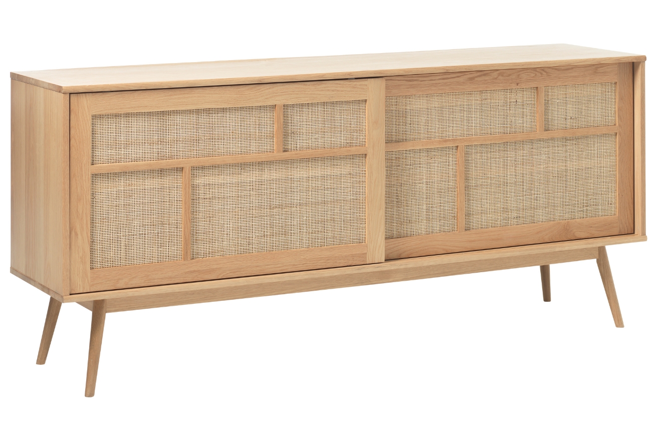 Unique Furniture Dubová komoda Barrali 180 x 45 cm