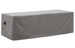 Kave Home Šedý ochranný obal na zahradní stolek Iria 150 x 80 cm