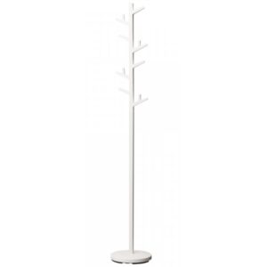 Bílý kovový stojací věšák Yamazaki Branch 176 cm