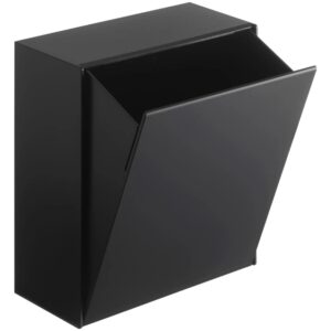 Černý plastový úložný box Yamazaki Film Hook 20 x 17 cm