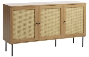 Unique Furniture Komoda Pensacola 140 x 40 cm s dubovým dekorem