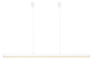 Umage Bílo-zlaté kovové závěsné LED světlo Hazel Branch 150 cm