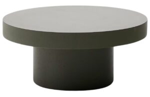 Kave Home Zelený cementový zahradní stolek Aiguablava 66 cm