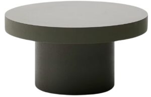 Kave Home Zelený cementový zahradní stolek Aiguablava 90 cm