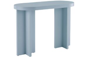 Jotex Světle modrý lakovaný psací stůl CRUZ MINI 100 x 50 cm