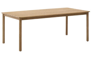 Kave Home Dřevěný zahradní stůl Sori 200 x 100 cm