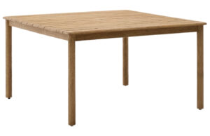 Kave Home Dřevěný zahradní stůl Sori 135 x 135 cm