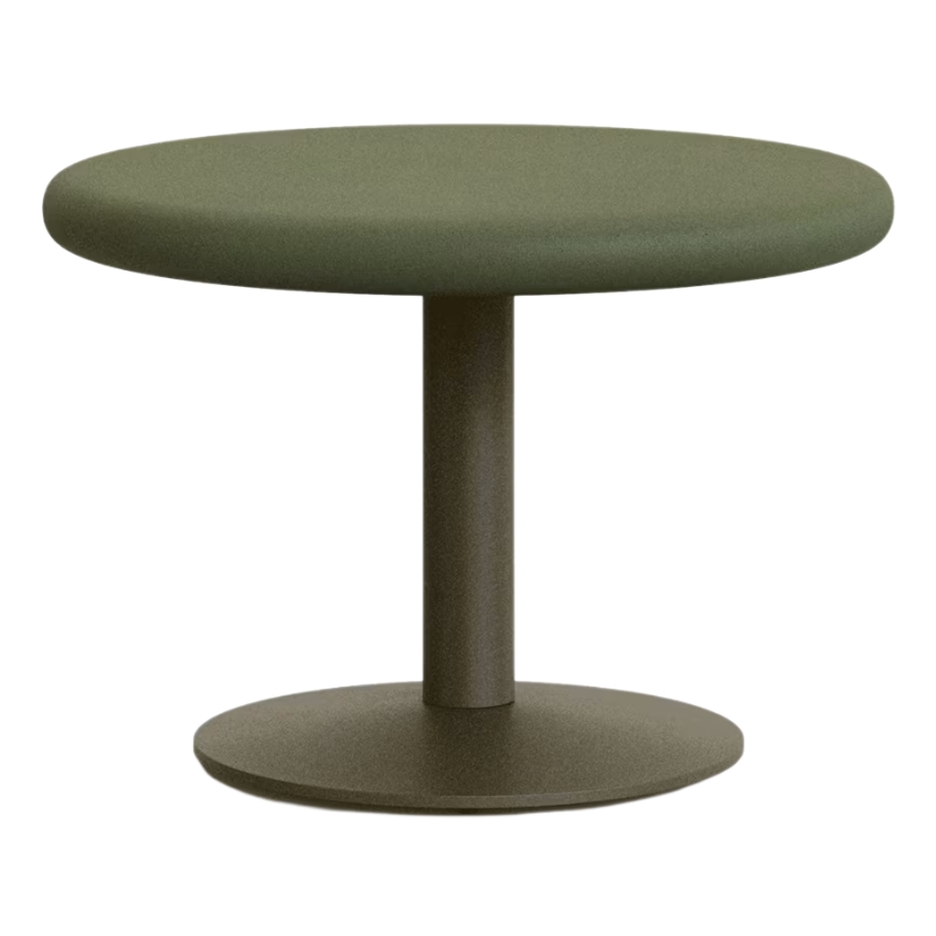 Kave Home Zelený cementový zahradní stolek Esilda 70 cm