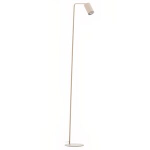Béžová kovová stojací lampa Kave Home Manie 147 cm
