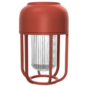 Houe Červená kovová solární LED lampa Light No. 1