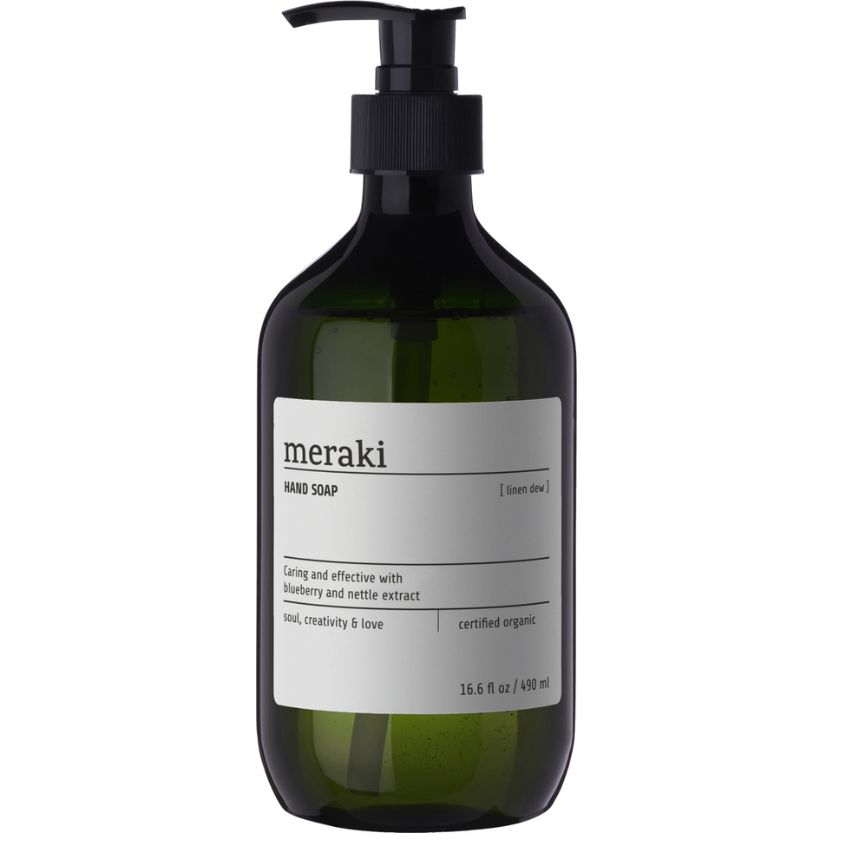 Tekuté mýdlo na ruce Meraki Linen Dew 490 ml