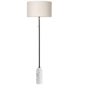 GUBI Mramorová stojací lampa Gravity 169 cm