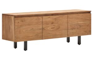 Kave Home Dřevěný TV stolek Uxue 150 x 40 cm