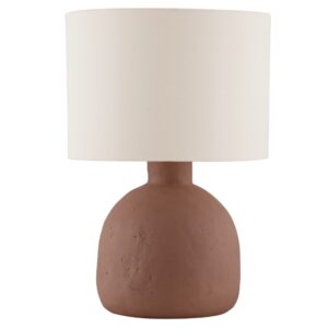 Nova Luce Hnědo-bílá stolní lampa Separe