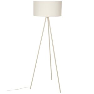 White Label Béžová stojací lampa WLL SUSIE 146 cm