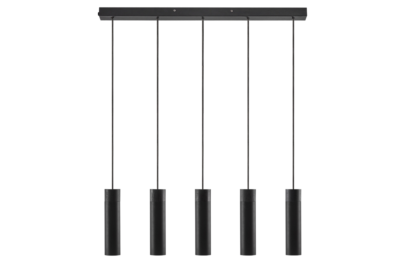 Nordlux Černé kovové závěsné světlo Tilo 80 cm