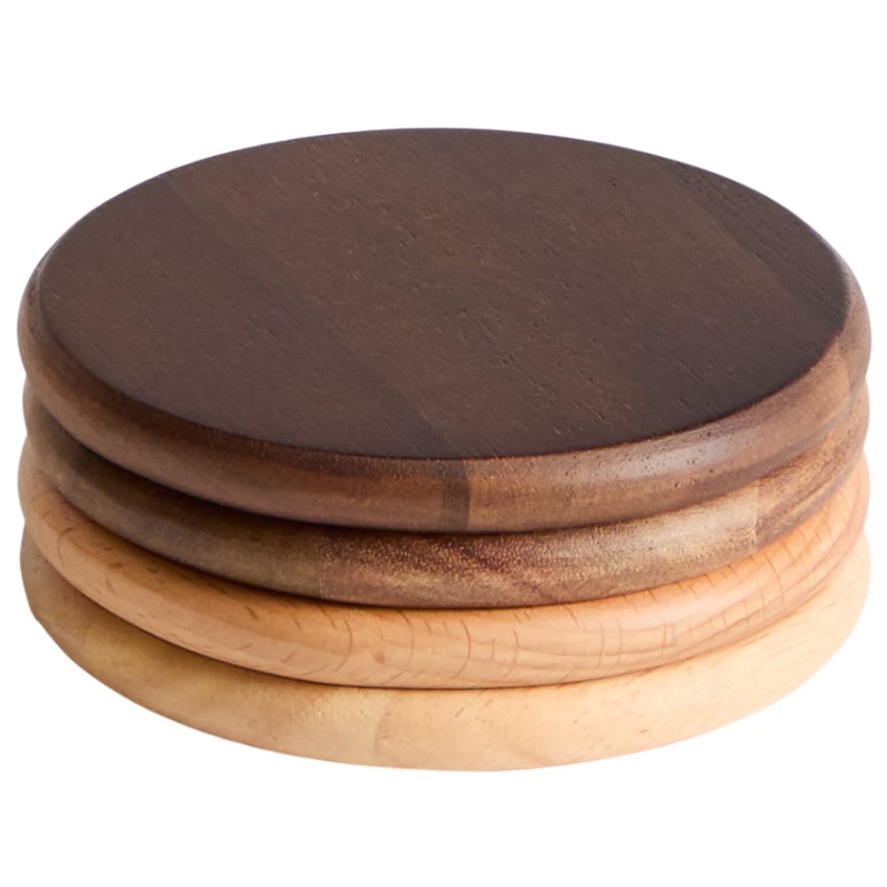 Kave Home Set dřevěných podtácků Nover