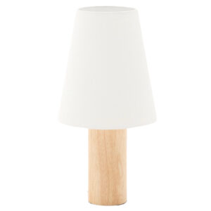 Kave Home Dřevěná stolní lampa Marga