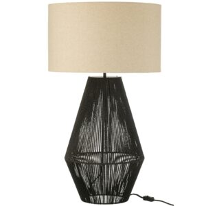 J-line Černá stolní lampa Striing 78 cm