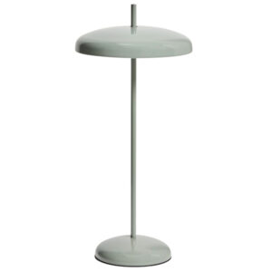 Kave Home Zelená kovová nabíjecí LED lampa Porte