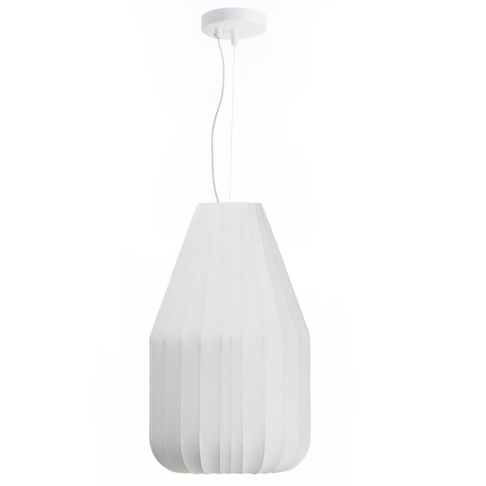 Kave Home Bílé závěsné světlo Somar Ø 30 cm