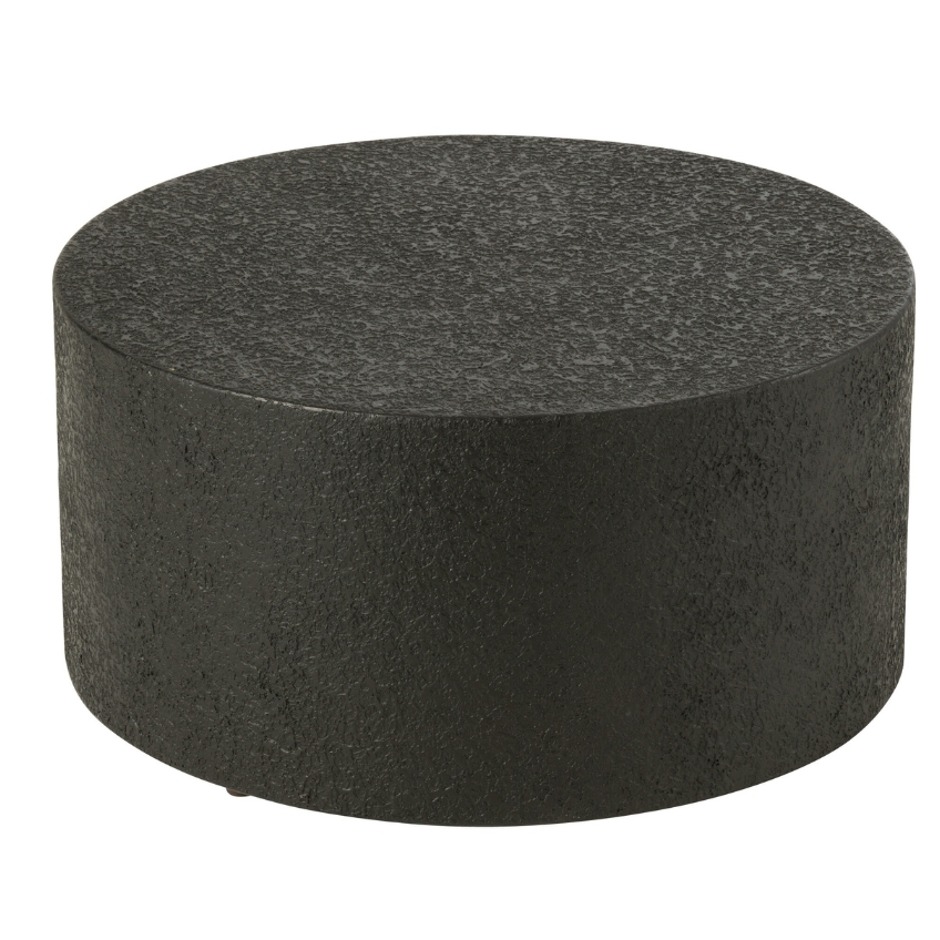 J-line Černý odkládací stolek Cylinder 60 cm