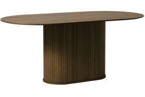 Unique Furniture Tmavý dubový jídelní stůl Nola 180 x 95 cm