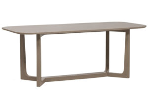 WOOOD Šedobéžový dřevěný jídelní stůl Ferion 180 x 90 cm