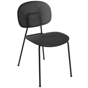 Infiniti Černá jídelní židle Tondina Slim