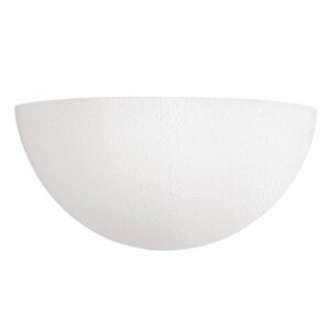 Nova Luce Bílé sádrové nástěnné světlo Thalpos