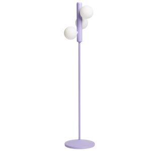 FEST Amsterdam Fialová kovová stojací lampa Kaktee 137 cm