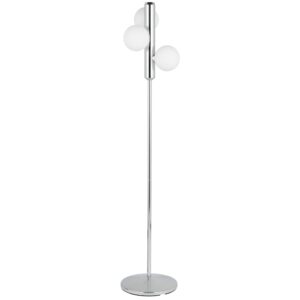 FEST Amsterdam Stříbrná kovová stojací lampa Kaktee 137 cm