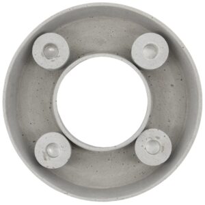 House Doctor Šedý kameninový svícen Ring 26 cm
