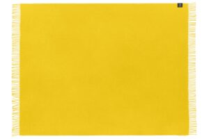 FEST Amsterdam Žlutý vlněný pléd Ro 170 x 130 cm