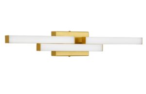 Nova Luce Zlaté nástěnné LED světlo Atom 60 cm