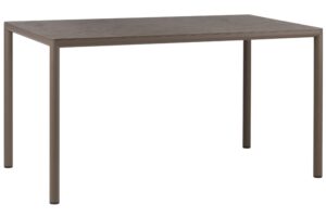 Nardi Hnědý zahradní stůl Piave 140 x 80 cm