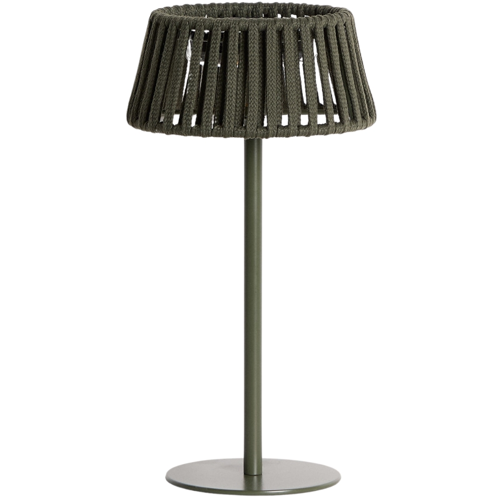 Kave Home Zelená zahradní solární LED lampa Aldet