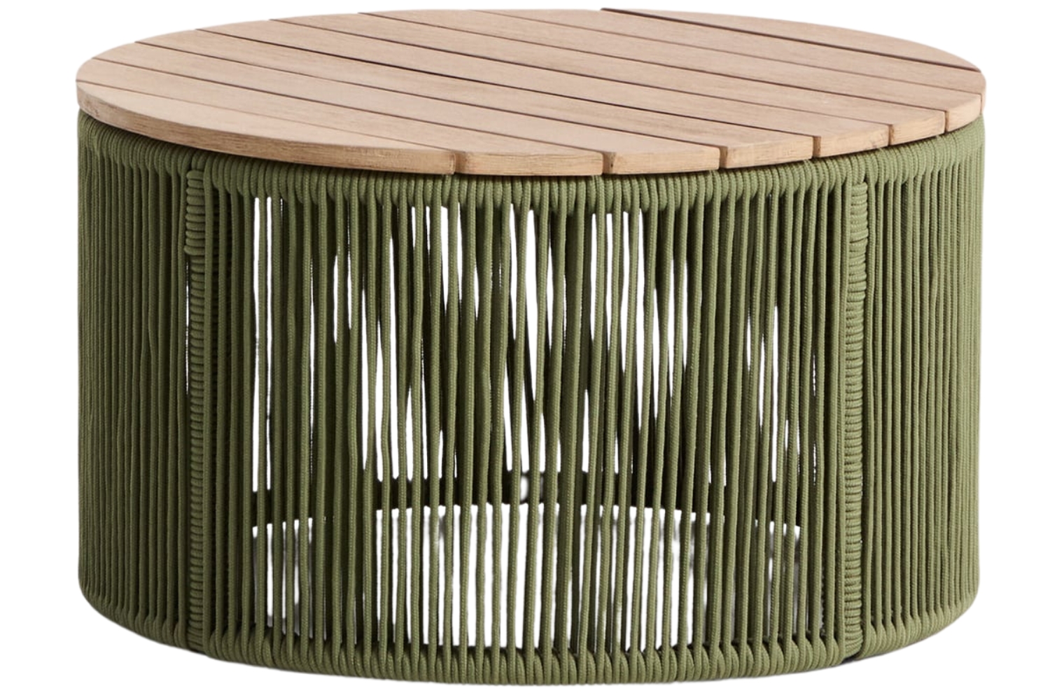 Kave Home Zelený zahradní stolek Dandara 60 cm