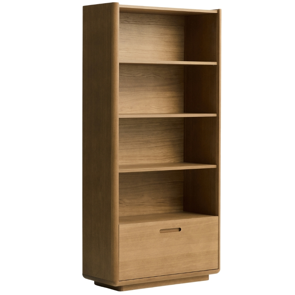 Kave Home Dubová knihovna Arelida 185 x 90 cm