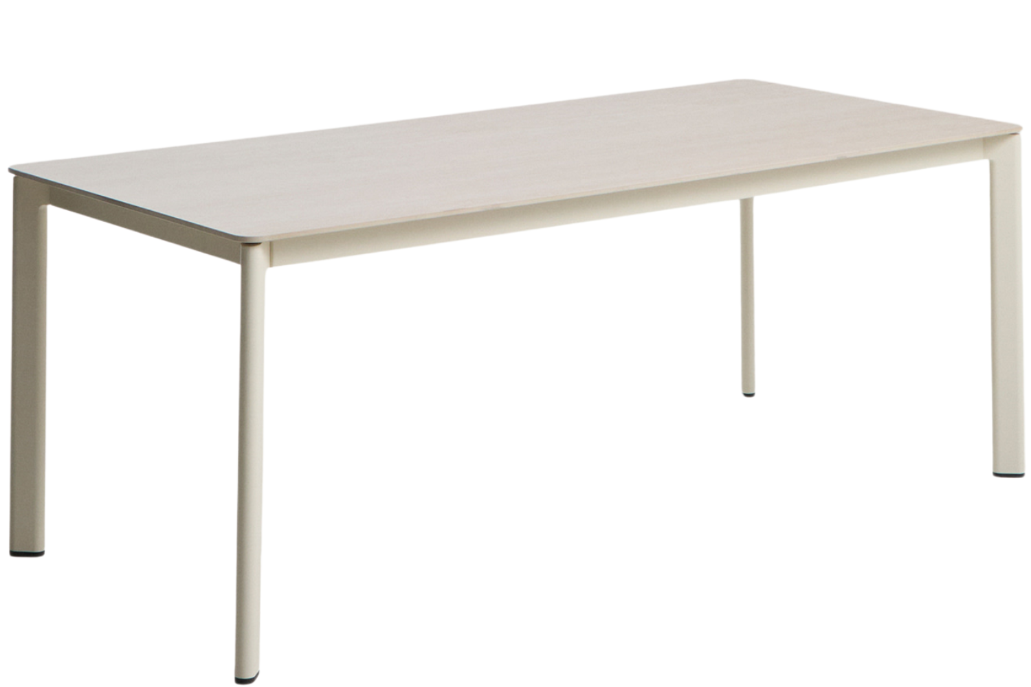 Kave Home Béžový zahradní stůl s keramickou deskou  Anafi 180 x 90 cm