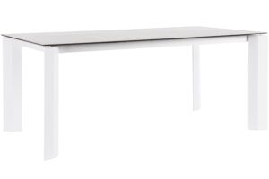 Bizzotto Bílý keramický zahradní stůl Otavio 180 x 95 cm